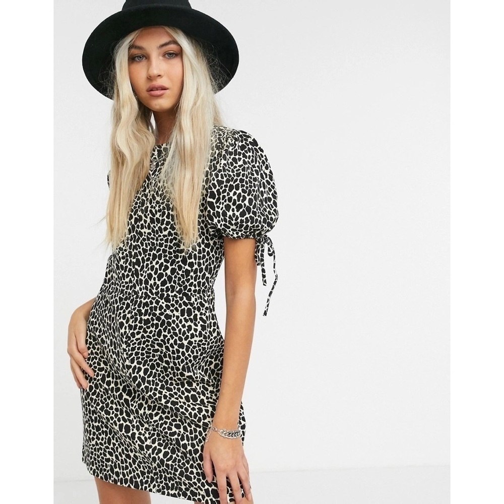 [Topshop] Safari Animal Print Dress - Picture 3 of 9